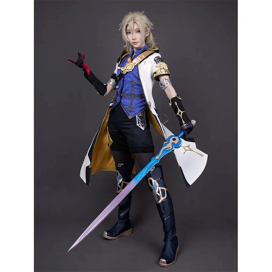 【CLEARANCE】Genshin Impact Albedo Cosplay Costume C02935 AAA