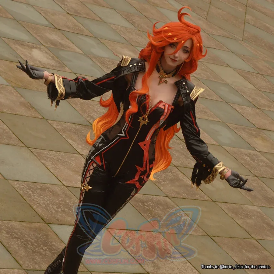 【CLEARANCE】Genshin Impact Pyro Archon Mavuika Cosplay Costume C09178  AAA