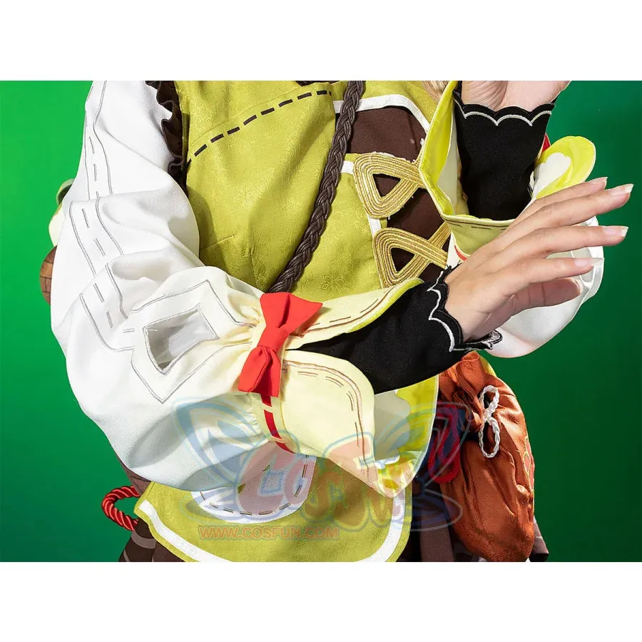 【CLEARANCE】Genshin Impact Yaoyao Cosplay Costume C07225  AAA