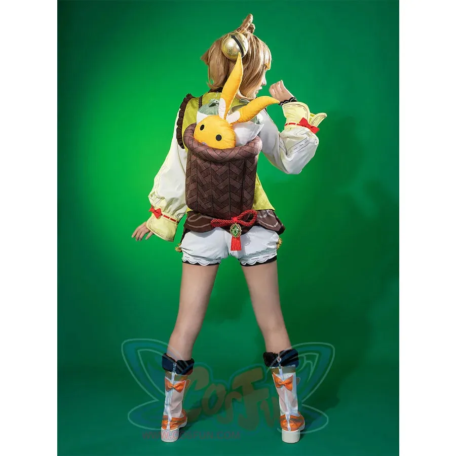 【CLEARANCE】Genshin Impact Yaoyao Cosplay Costume C07225  AAA