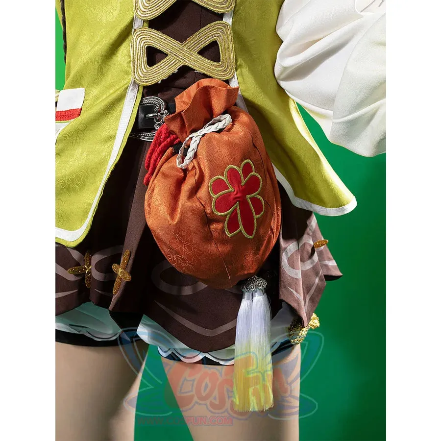 【CLEARANCE】Genshin Impact Yaoyao Cosplay Costume C07225  AAA