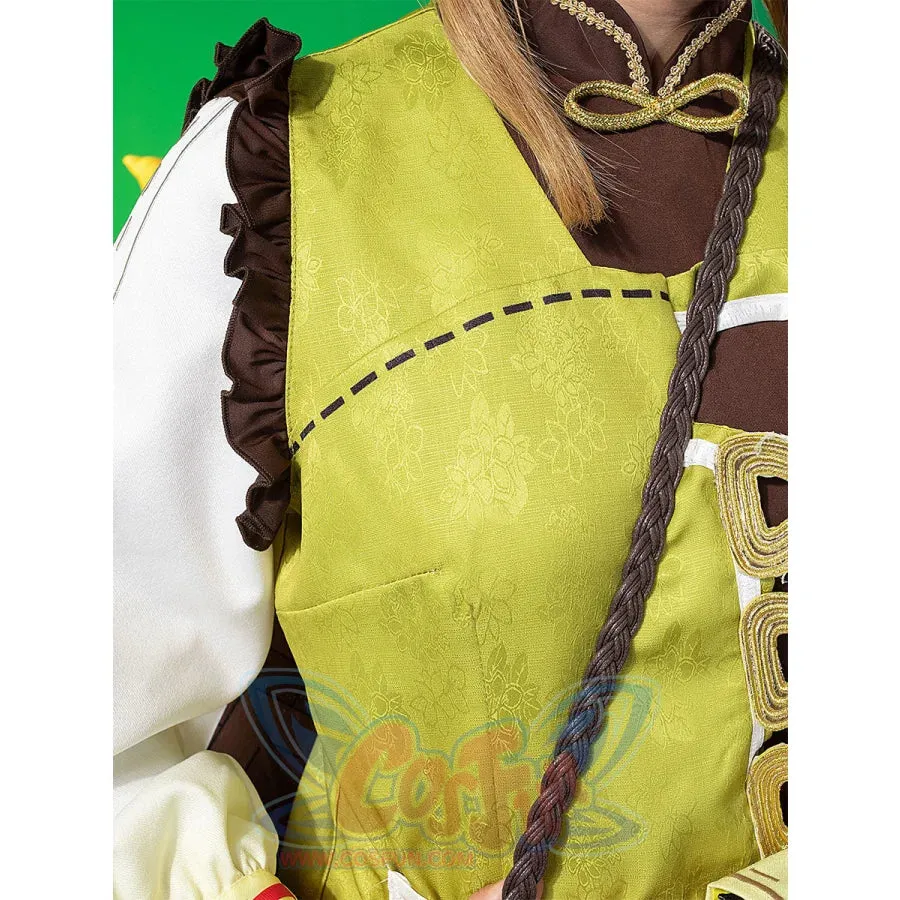 【CLEARANCE】Genshin Impact Yaoyao Cosplay Costume C07225  AAA