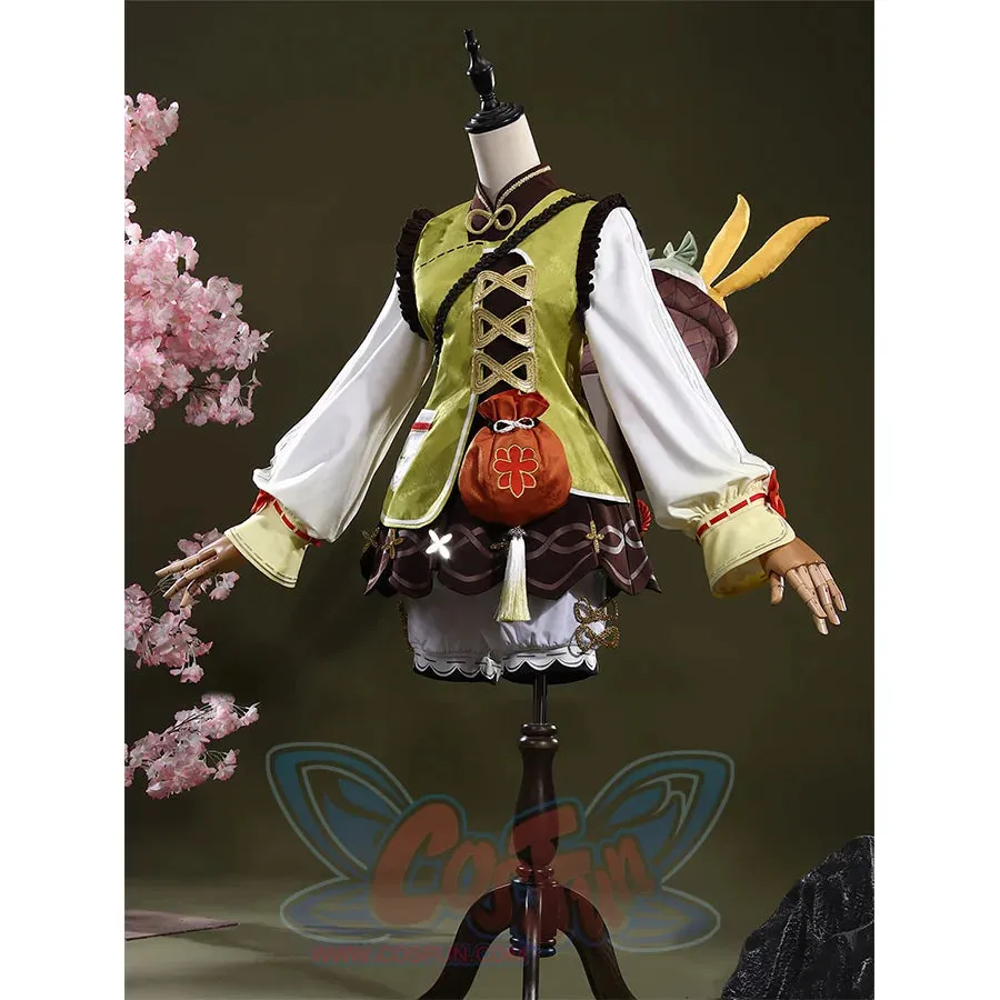 【CLEARANCE】Genshin Impact Yaoyao Cosplay Costume C07225  AAA
