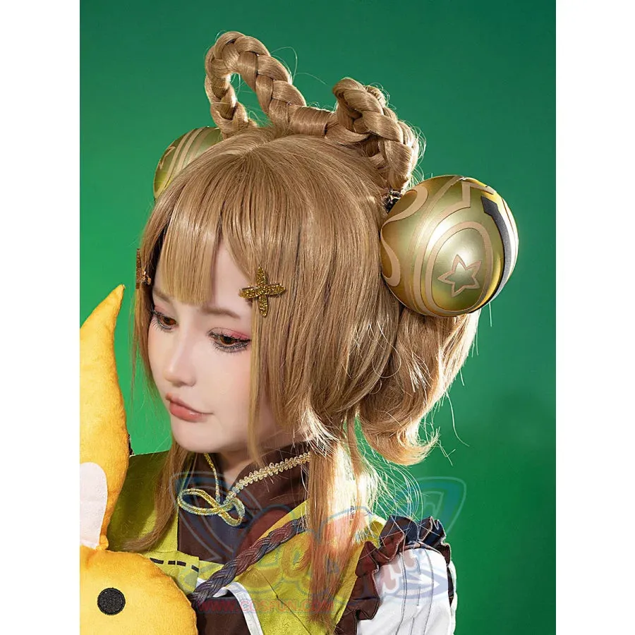 【CLEARANCE】Genshin Impact Yaoyao Cosplay Costume C07225  AAA