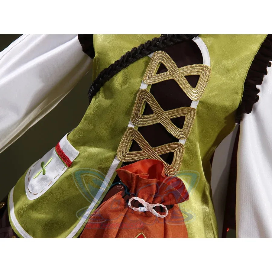 【CLEARANCE】Genshin Impact Yaoyao Cosplay Costume C07225  AAA