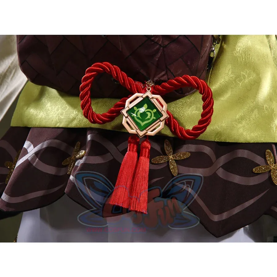 【CLEARANCE】Genshin Impact Yaoyao Cosplay Costume C07225  AAA
