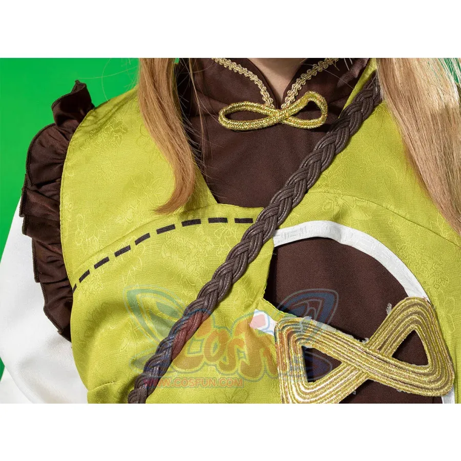 【CLEARANCE】Genshin Impact Yaoyao Cosplay Costume C07225  AAA