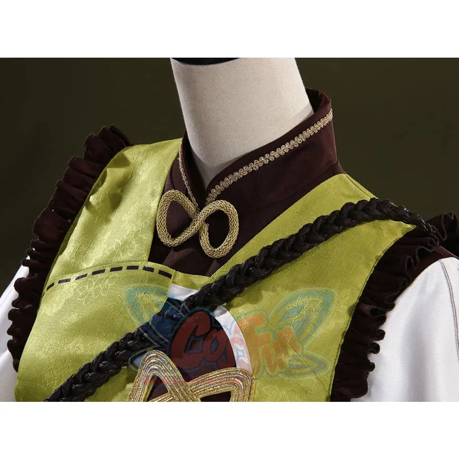【CLEARANCE】Genshin Impact Yaoyao Cosplay Costume C07225  AAA
