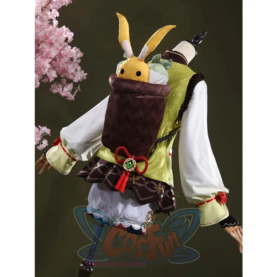 【CLEARANCE】Genshin Impact Yaoyao Cosplay Costume C07225  AAA