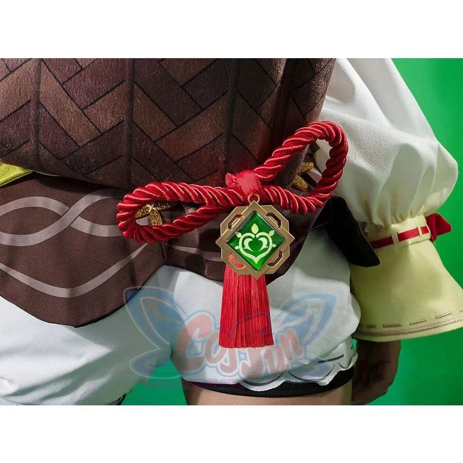 【CLEARANCE】Genshin Impact Yaoyao Cosplay Costume C07225  AAA