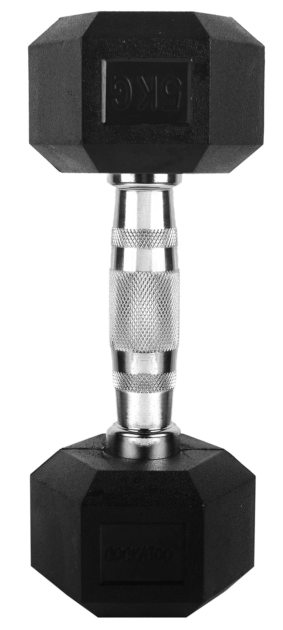 Cockatoo Professional Hex Dumbbells, Senior 5kg Pack of 2