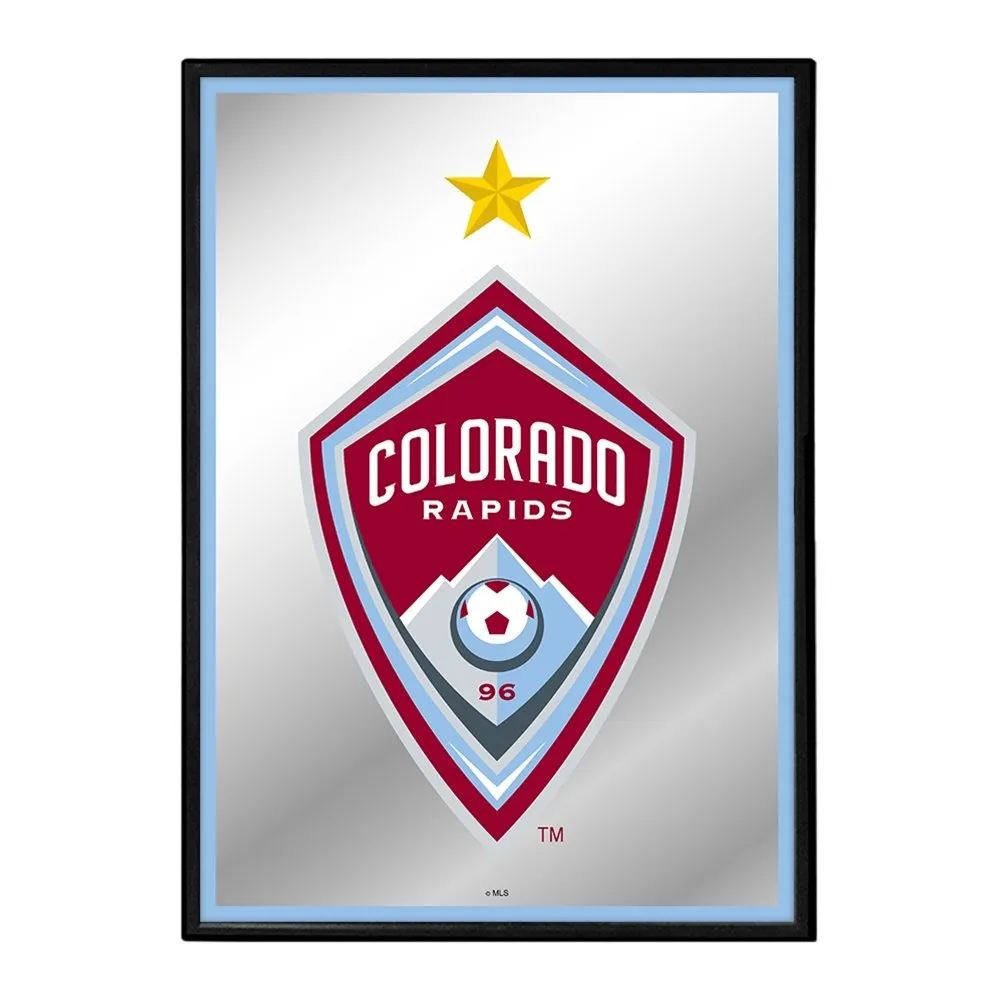 Colorado Rapids: Framed Mirrored Wall Sign