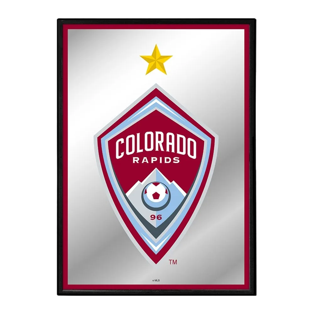 Colorado Rapids: Framed Mirrored Wall Sign