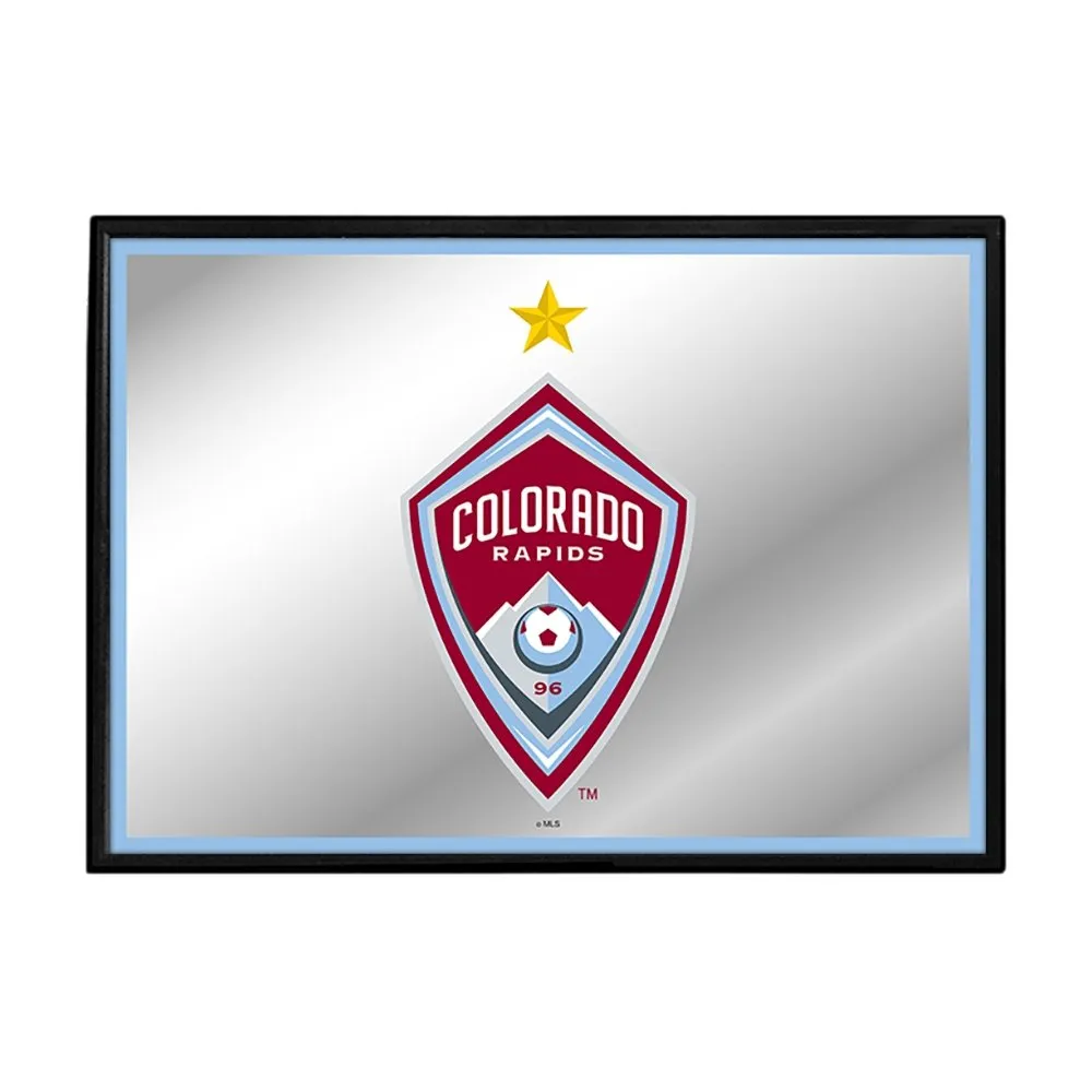 Colorado Rapids: Framed Mirrored Wall Sign