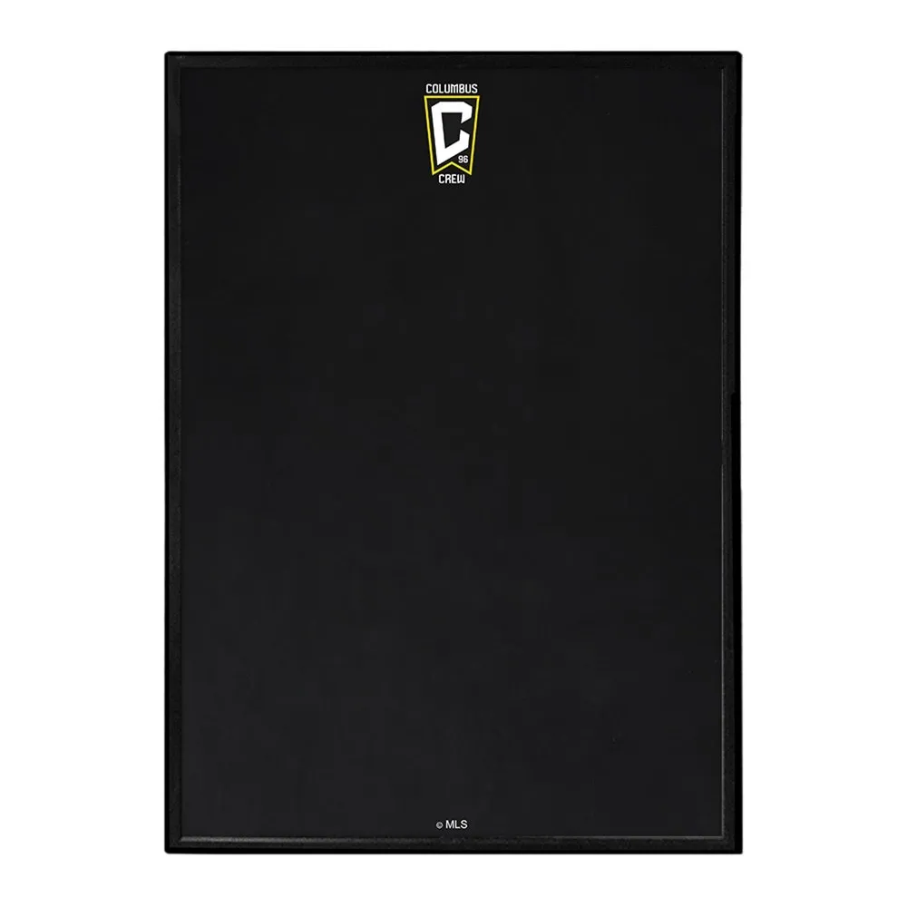 Columbus Crew: Framed Chalkboard Wall Sign