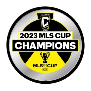 Columbus Crew: MLS Cup Champs - Modern Disc Mirrored Wall Sign