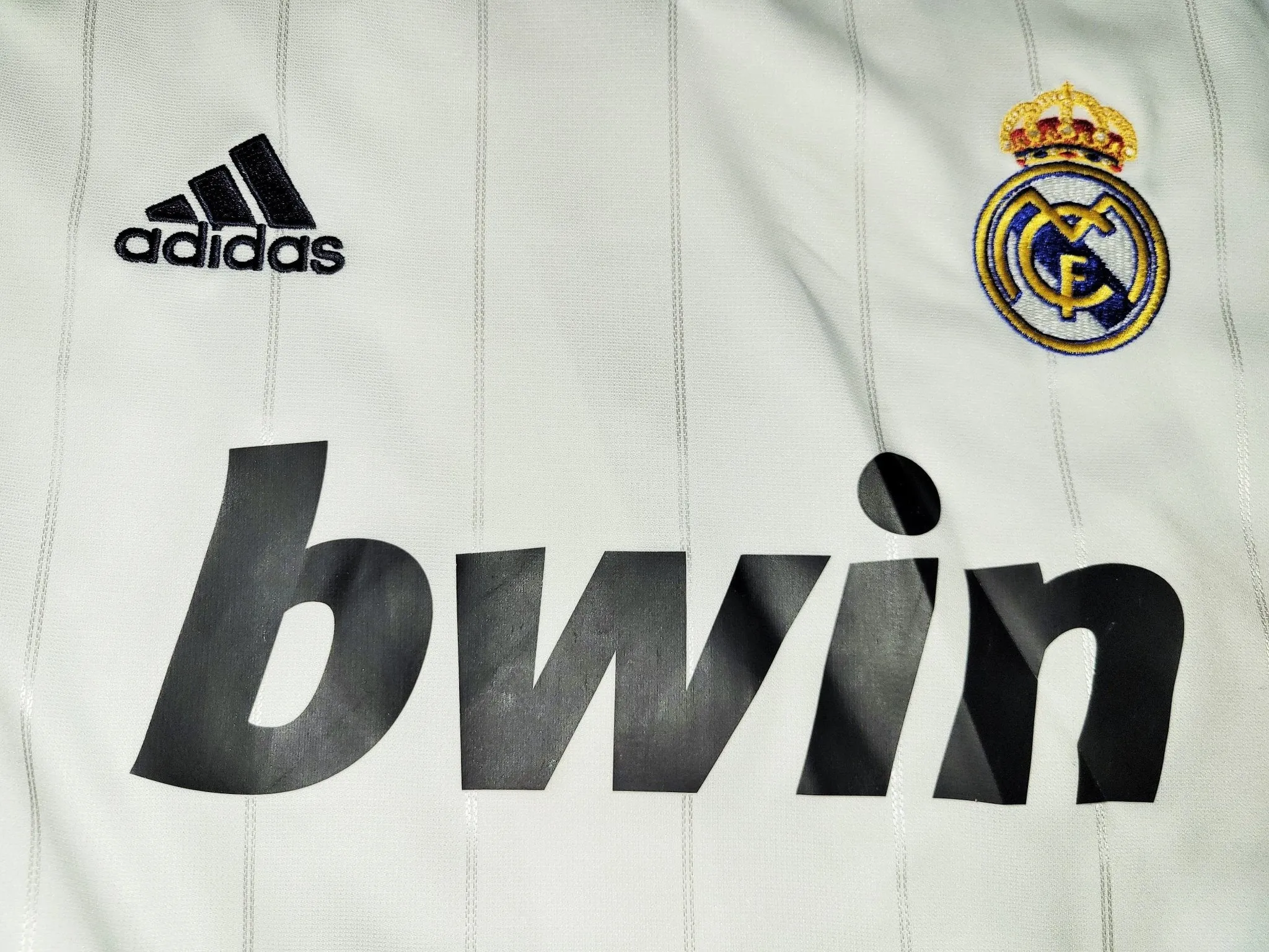 Cristiano Ronaldo Real Madrid 2012 2013 UEFA Soccer Jersey Shirt L SKU# W41768