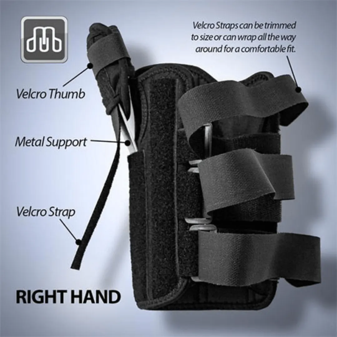 Crosstrap - Right/Left Hand Removable Splint/Stabilizer Thumb Strap & Wrist Brace