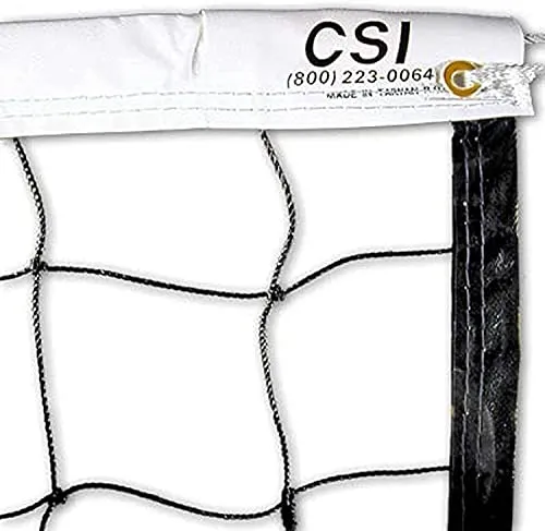 CSI Cannon Sports 32-ft Competition Volleyball Net with Vinyl Coated Steel Cable