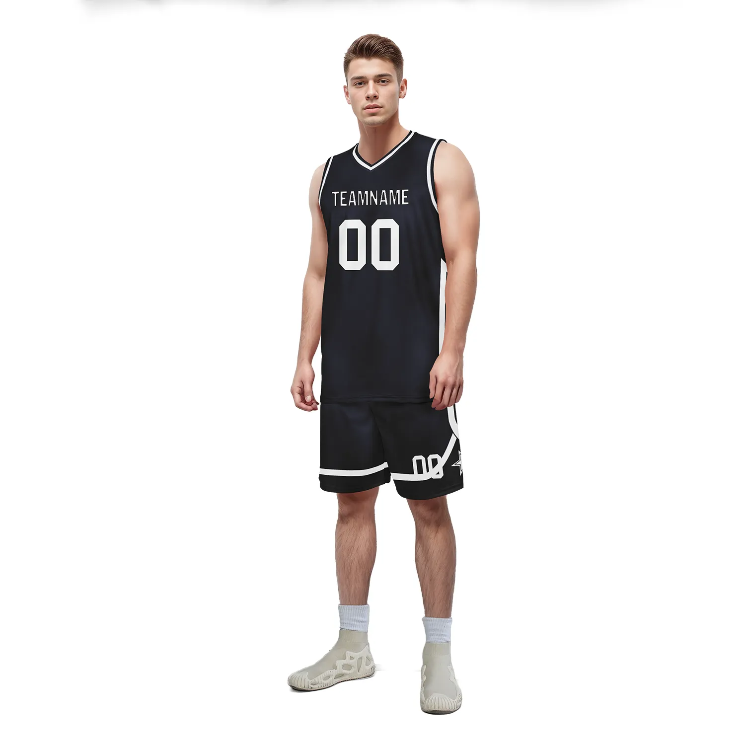 Custom Black Classic Style Sports Uniform Basketball Jersey BBJ01-bd0a70ef