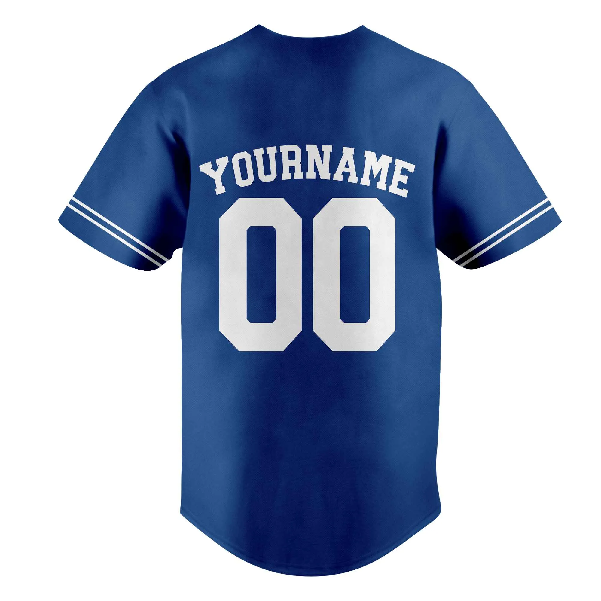Custom Blue White Authentic Baseball Jersey