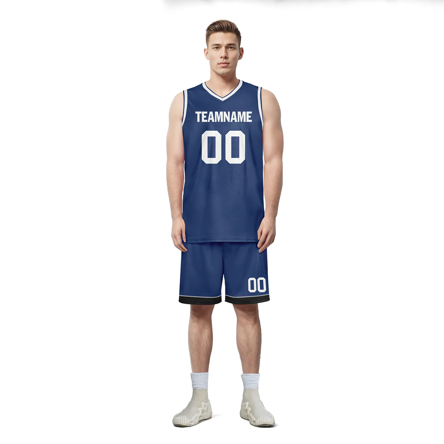 Custom Deep Blue Classic Style Sports Uniform Basketball Jersey BBJ01-bd0a70ec