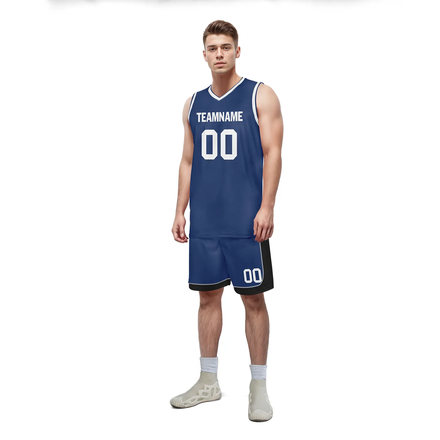 Custom Deep Blue Classic Style Sports Uniform Basketball Jersey BBJ01-bd0a70ec