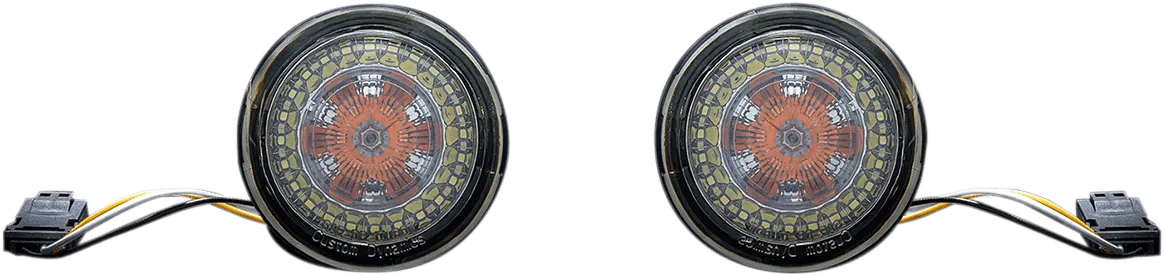 Custom Dynamics PB-AW-ECE-JAE Probeam Dynamic Ringz Turn Signals with Smoke Lenses