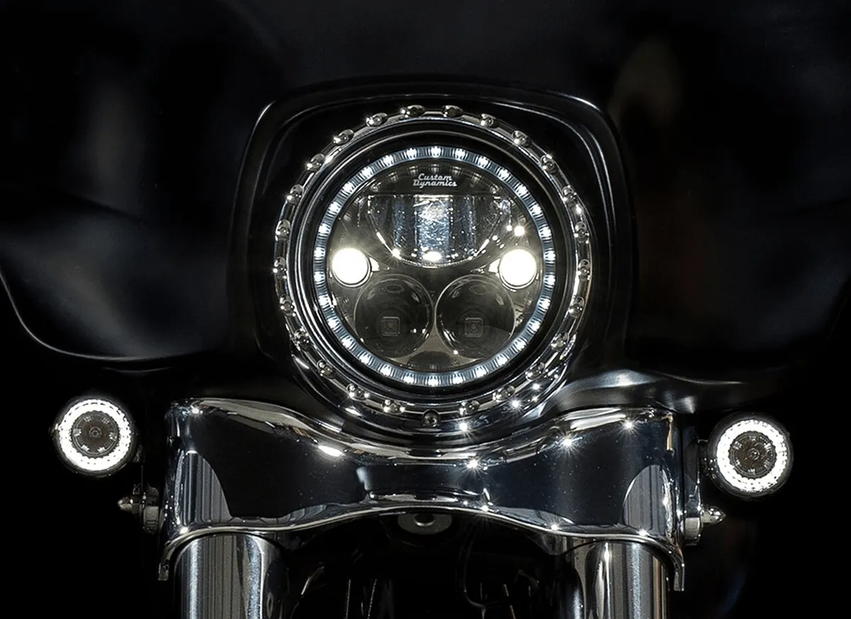 Custom Dynamics PB-AW-ECE-JAE Probeam Dynamic Ringz Turn Signals with Smoke Lenses