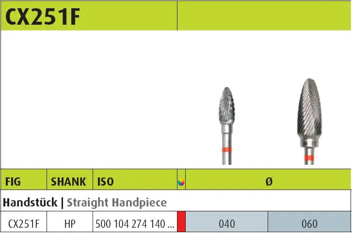 CX251F - Carbide Laboratory Bur