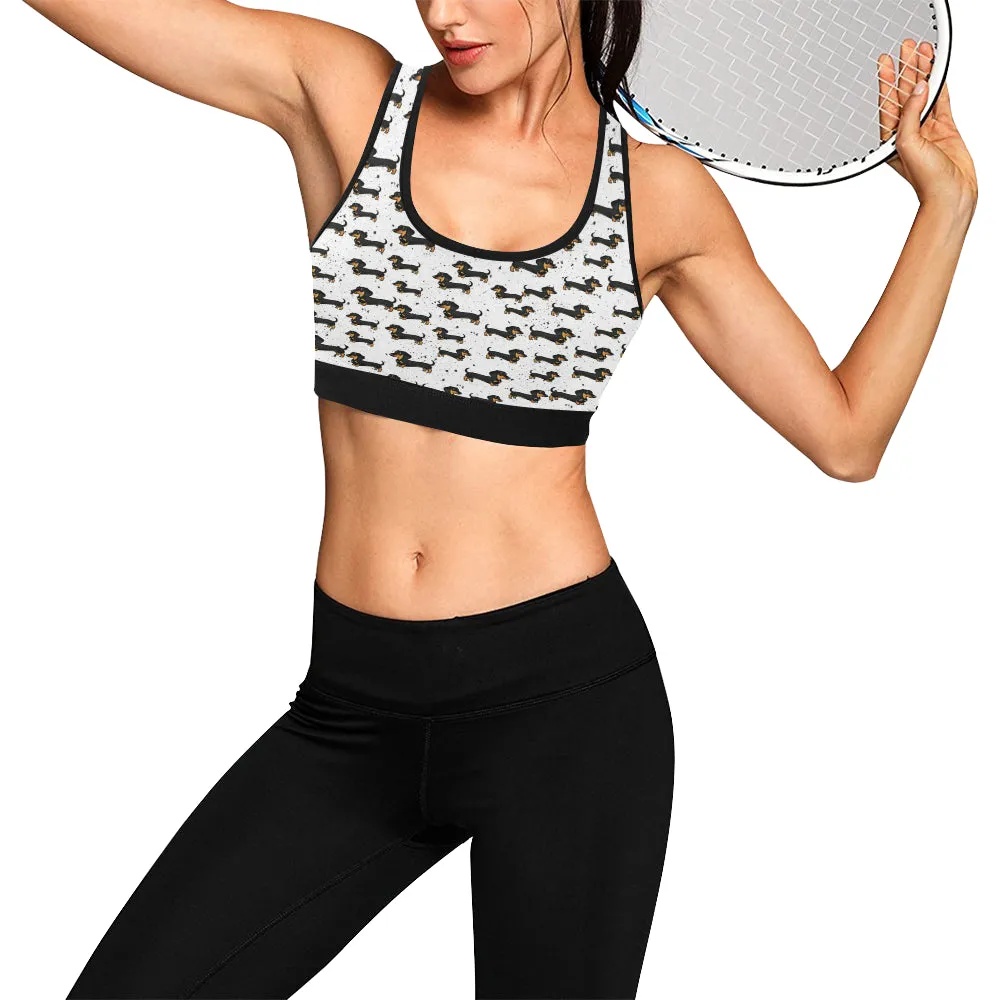 Dachshund Sports Bra