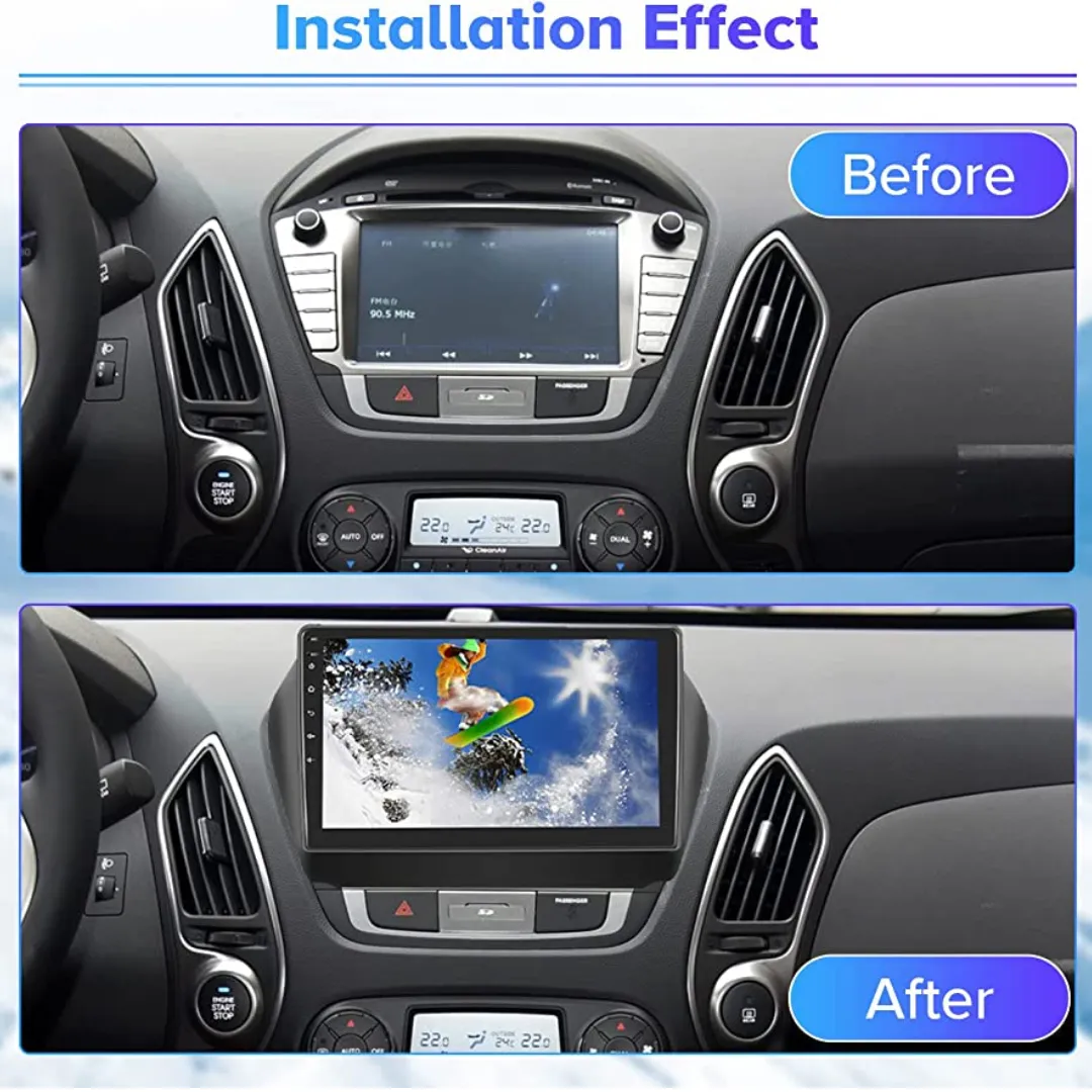 Daiko PRO Car Stereo Carplay Android Auto For Hyundai iX35 Tucson 2010-2015