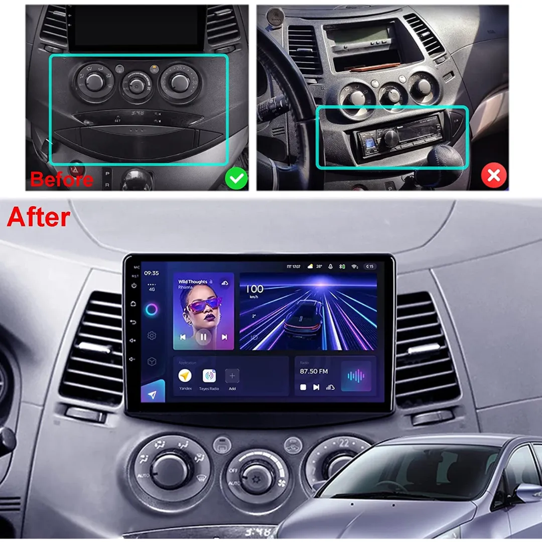 Daiko PRO Car Stereo Carplay Android Auto For Mitsubishi Grandis 2003-2011