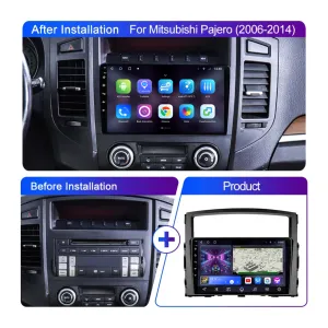 Daiko PRO Car Stereo Carplay Android Auto For Mitsubishi Pajero 2006-2014