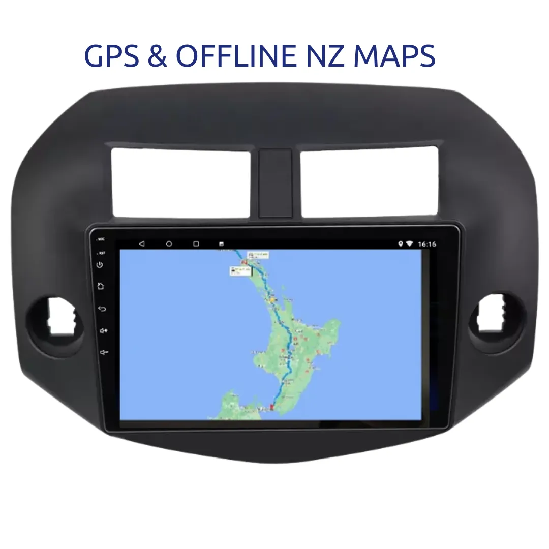 Daiko PRO Car Stereo Carplay Android Auto For Toyota RAV4 Vanguard 2005-2013