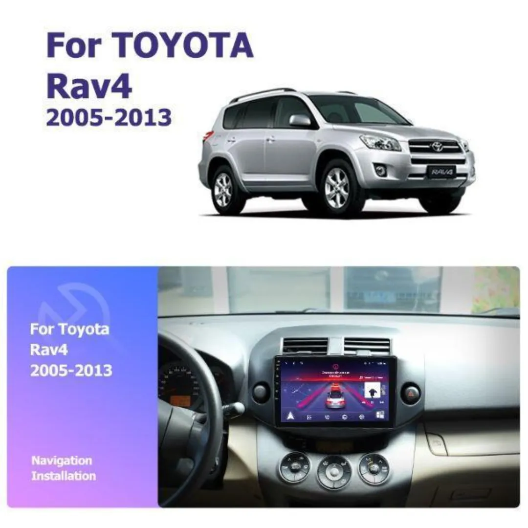 Daiko PRO Car Stereo Carplay Android Auto For Toyota RAV4 Vanguard 2005-2013