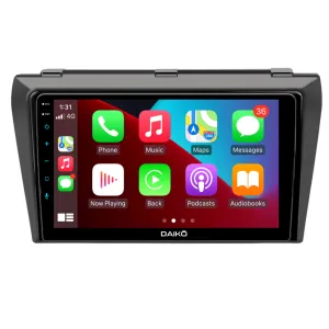 Daiko PRO Car Stereo Wireless Carplay Android 4GB RAM   32GB Auto For Mazda 3 Axela 2004-2009