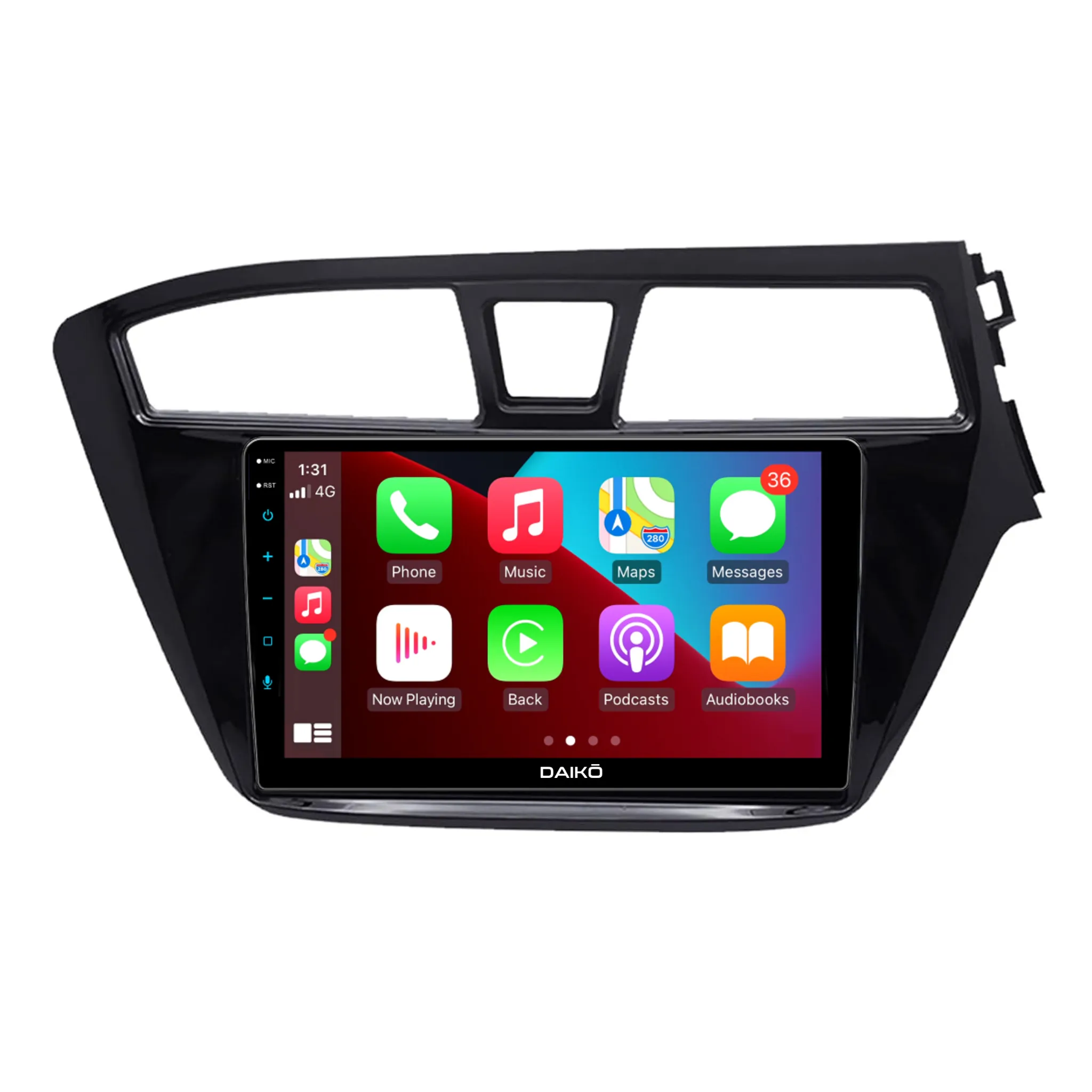 Daiko PRO Car Stereo Wireless Carplay Android Auto For Hyundai i20 2017 