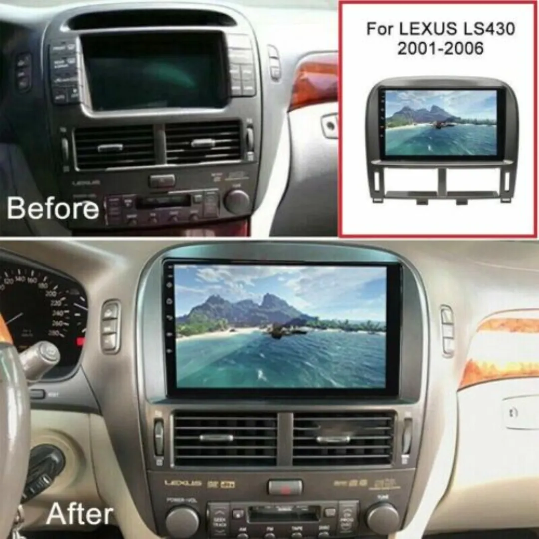 Daiko PRO Car Stereo Wireless Carplay Android Auto For Lexus LS430 2001-2006