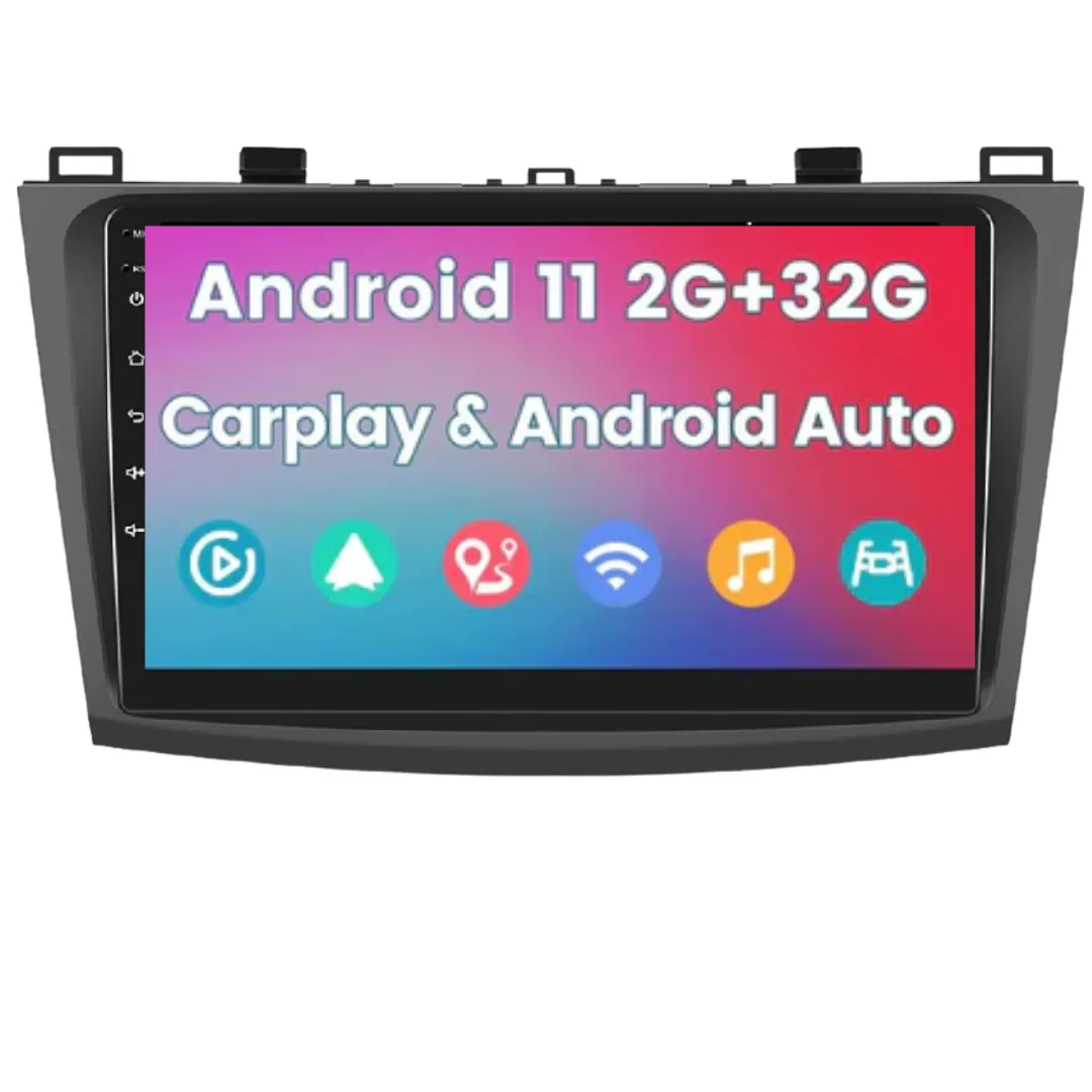 Daiko PRO Car Stereo Wireless Carplay Android Auto For Mazda 3 Axela 2010-2013