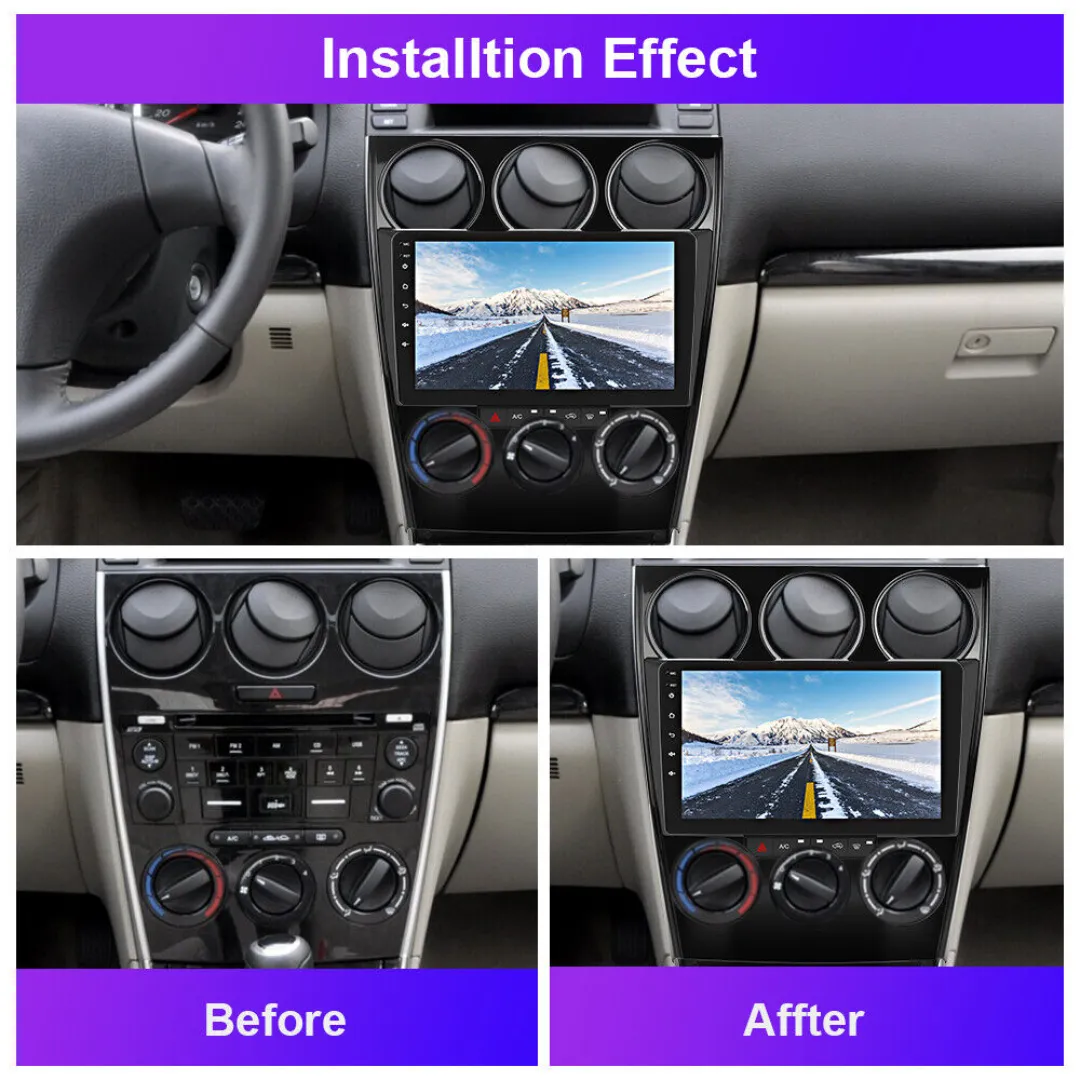 Daiko PRO Car Stereo Wireless Carplay Android Auto For Mazda 6 Atenza 2004-2008