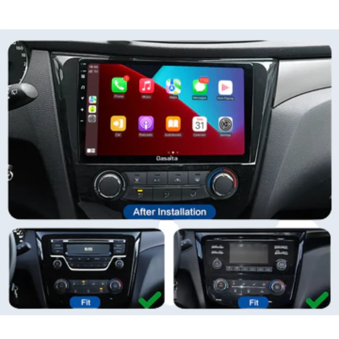 Daiko PRO Car Stereo Wireless Carplay Android Auto For Nissan Qashqai 2014-2023