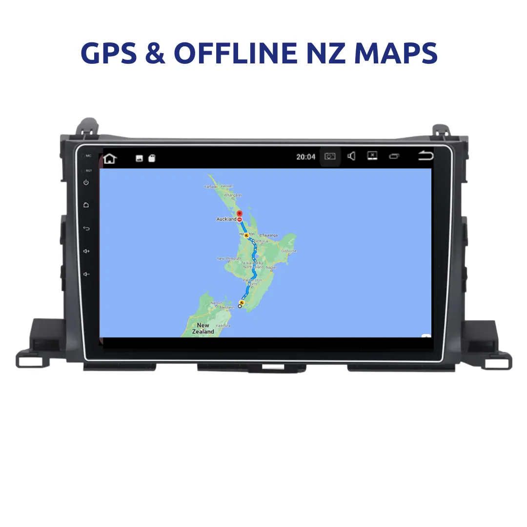 Daiko PRO Car Stereo Wireless Carplay Android Auto For Toyota Highlander 2015-19