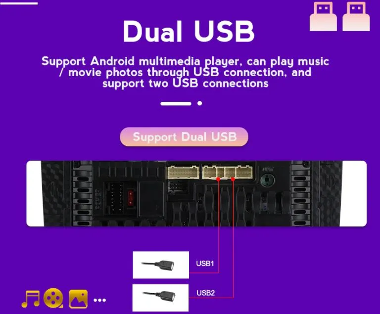 Daiko PRO Car Stereo Wireless Carplay Android Auto For Toyota Prius Alpha Wagon