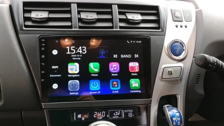 Daiko PRO Car Stereo Wireless Carplay Android Auto For Toyota Prius Alpha Wagon