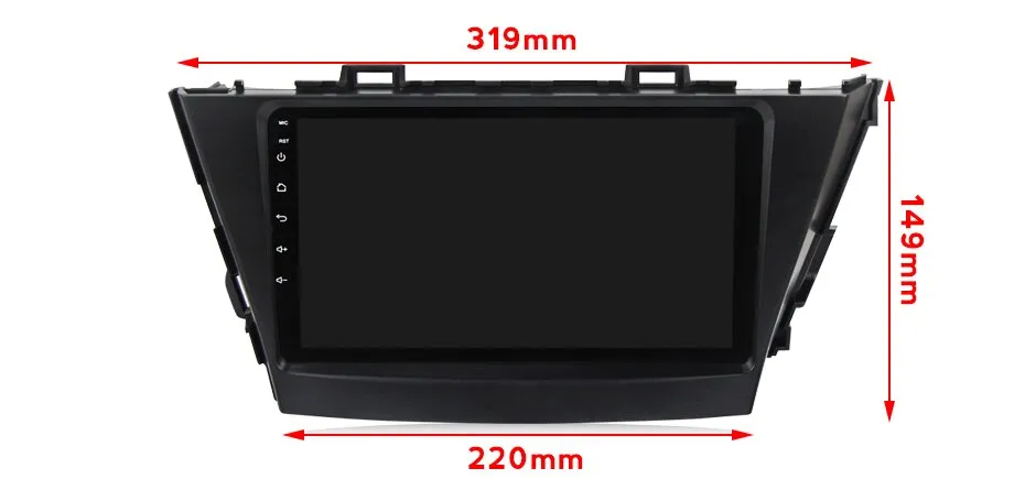 Daiko PRO Car Stereo Wireless Carplay Android Auto For Toyota Prius Alpha Wagon
