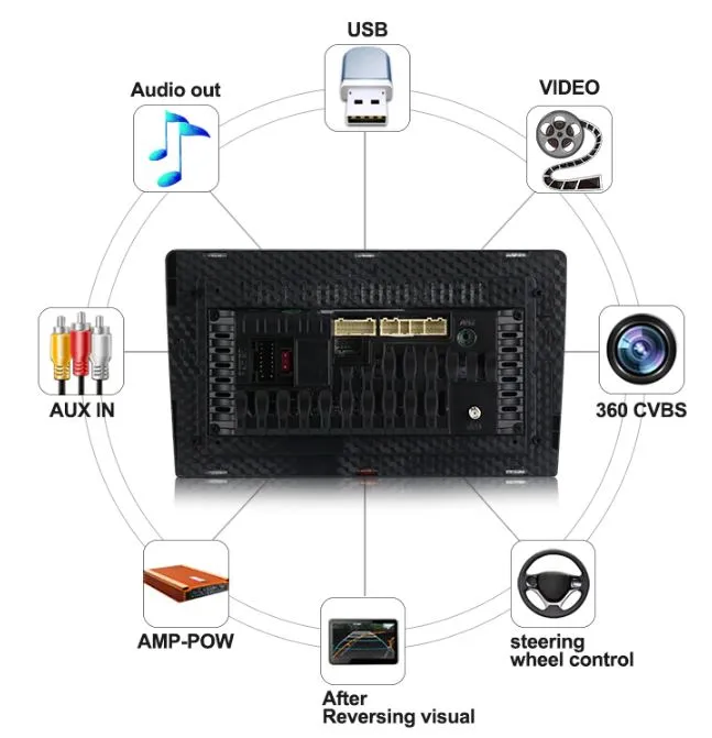 Daiko PRO Car Stereo Wireless Carplay Android Auto For Toyota Prius Alpha Wagon