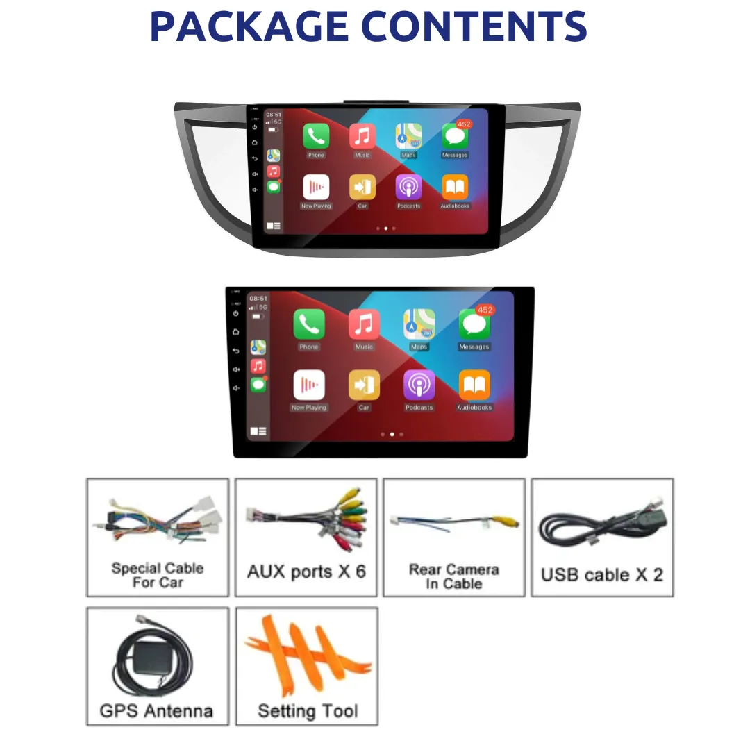Daiko PRO Multimedia Unit Wireless Carplay Android Auto For Honda CR-V 2012-2017