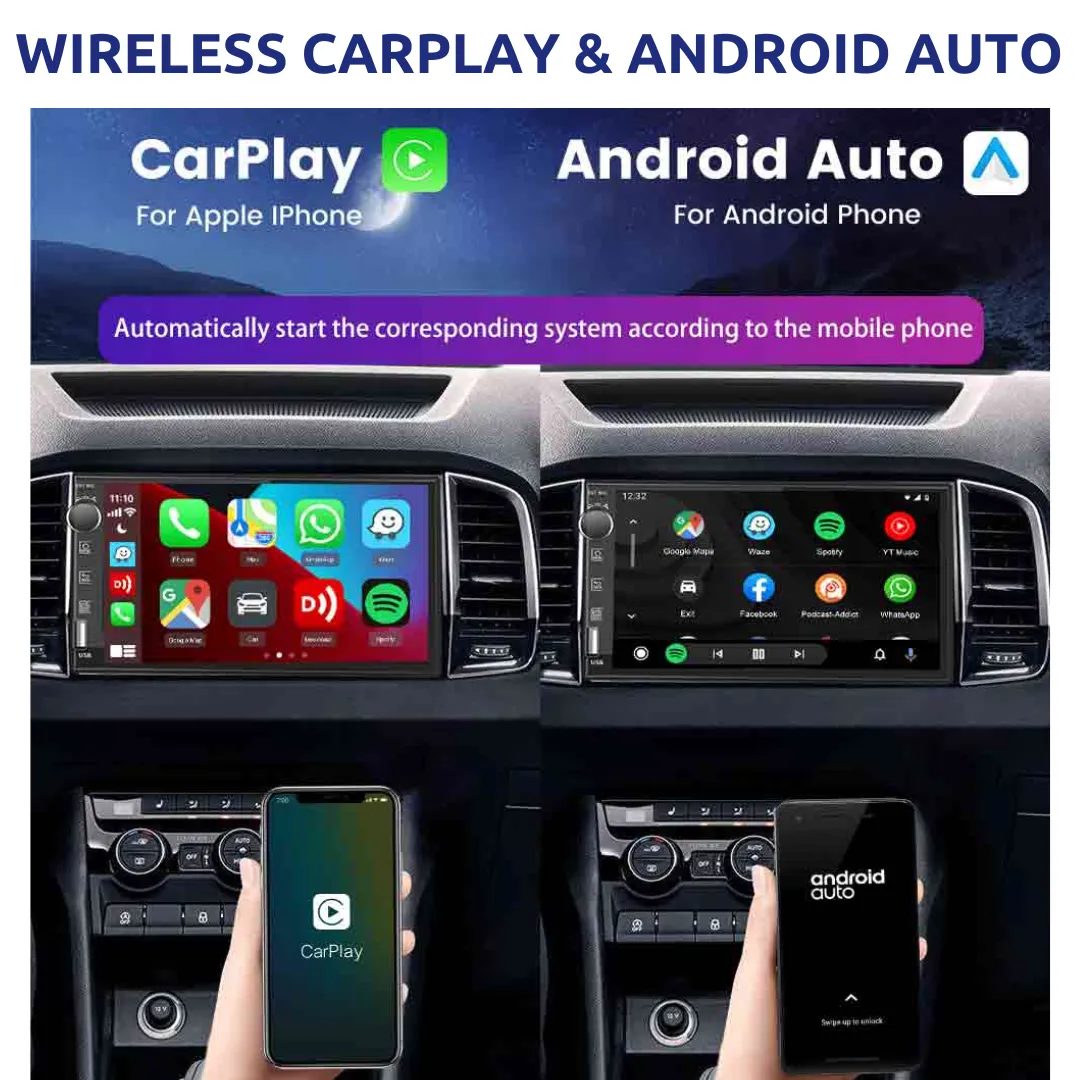 Daiko PRO Multimedia Unit Wireless Carplay Android Auto ForLexus IS250 2005-2012