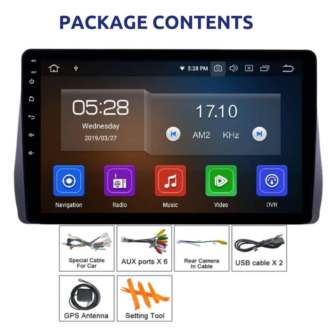 Daiko PRO Multimedia Unit Wireless Carplay Android Auto ForToyota Wish 2009-2017